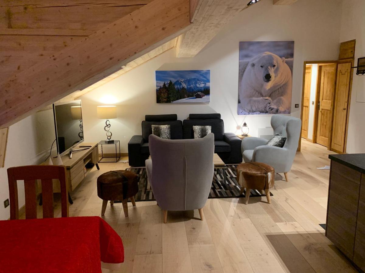 Arc 1950 - Derniere Etage Apartment Les Arcs  Luaran gambar