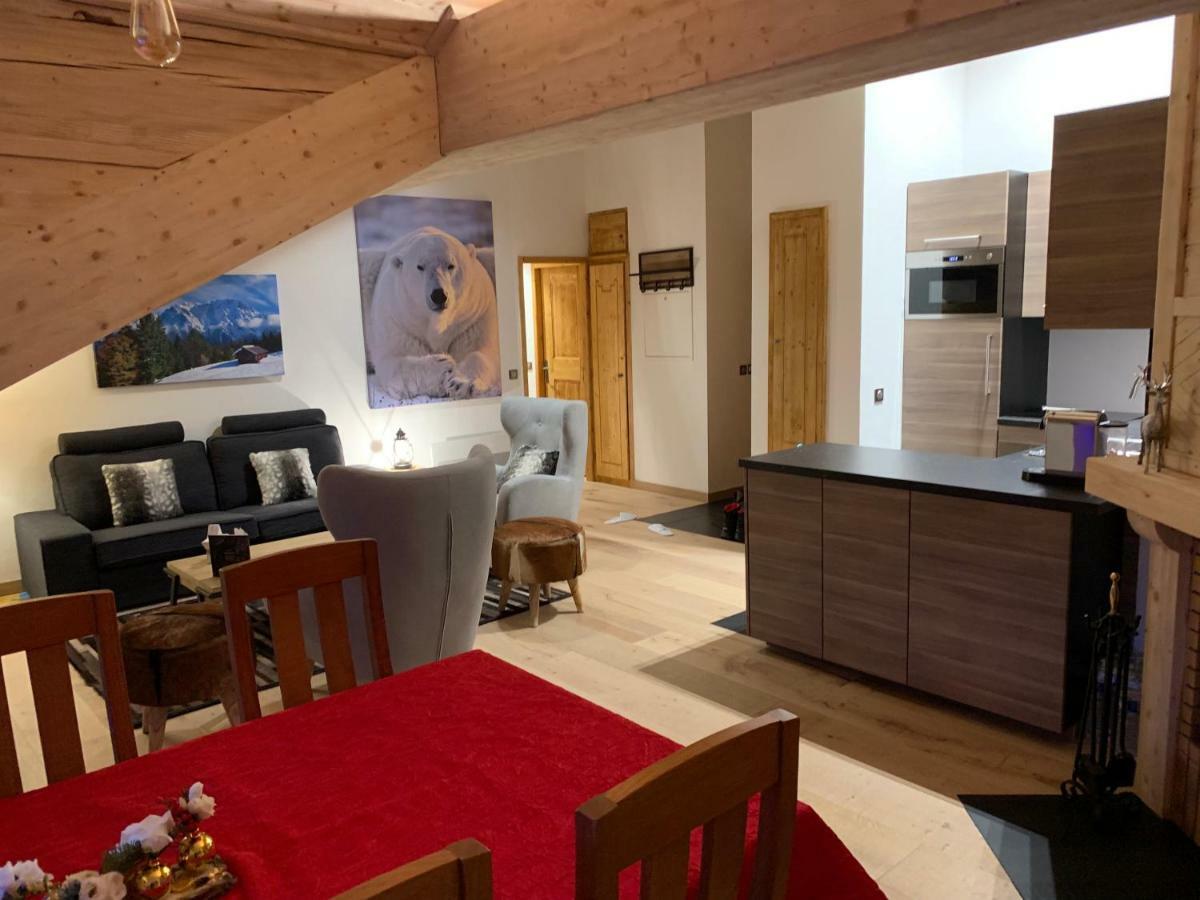 Arc 1950 - Derniere Etage Apartment Les Arcs  Luaran gambar