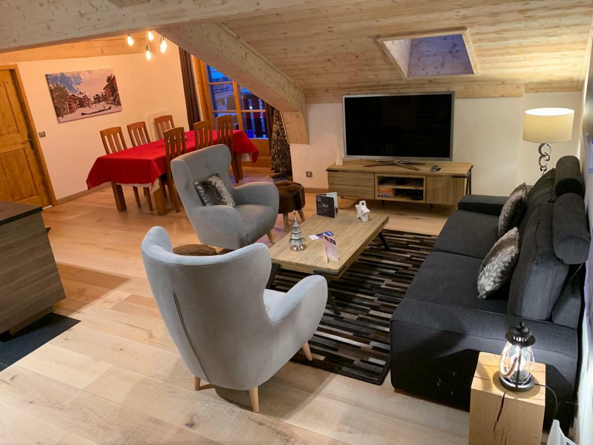 Arc 1950 - Derniere Etage Apartment Les Arcs  Luaran gambar